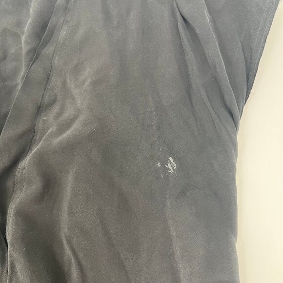 All Saints Black Dee Dee Silk Belted Mini Dress | Size 6 - Picture 5 of 8